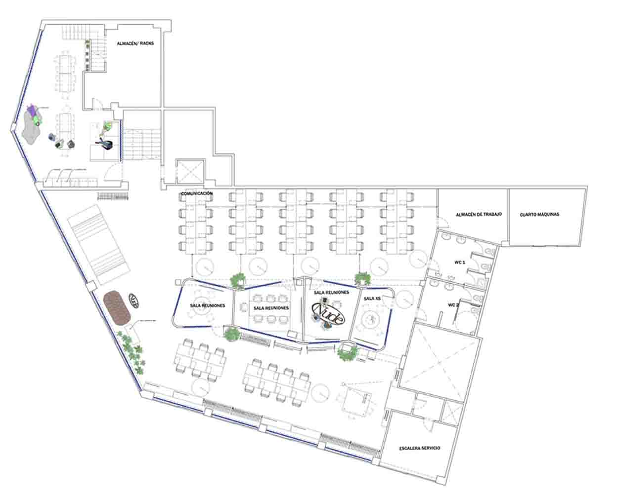 Nude Project Barcelona, diseño de El Departamento