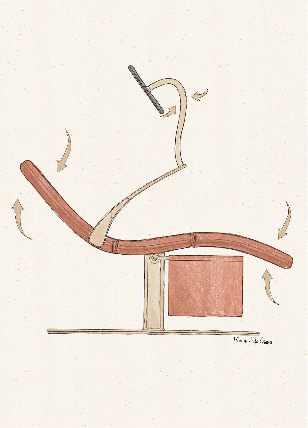 María Lledó Cisneros Catalán, silla adaptativa